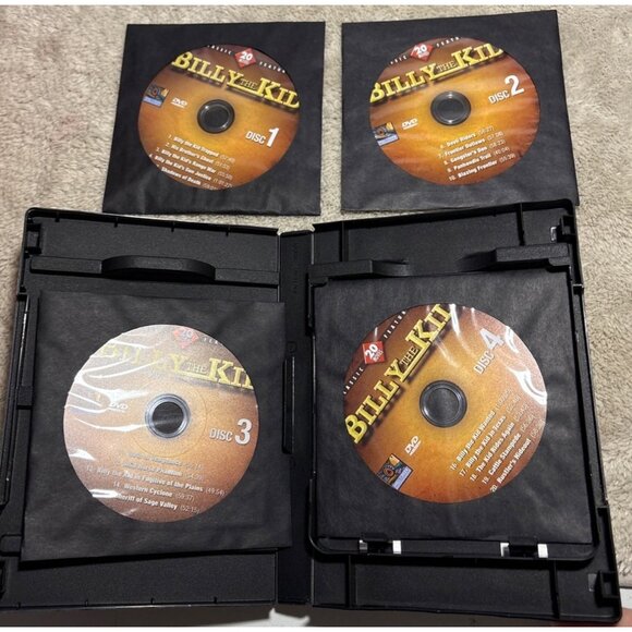 Billy The Kid 20 Movie Collection DVD Set Classic Western Films Mill Creek - Picture 4 of 5